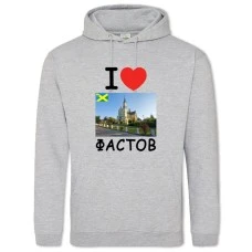 Худи с принтом Фастов - 2XL серый