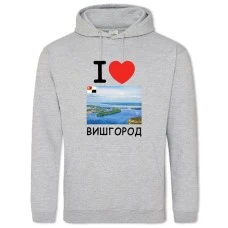 Hoodie with Print Vishgorod - 2XL grey