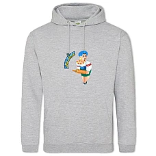 Hoodie with Print Ukrainian 2 - 2XL grey