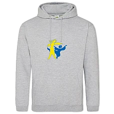 Худи с принтом Гопак - 2XL серый