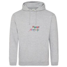 Худи с принтом С Новым Годом Красками - 2XL серый