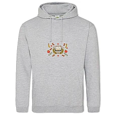 Худи с принтом С Днем Учителя Я Люблю День Учителя - 2XL серый