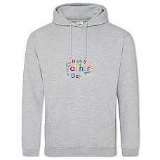 Hoodie with Print Dad Father's Day Inscription With Tool - 2XL grey