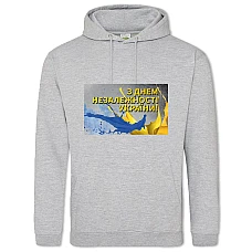 Худи с принтом День Независимости Краски - 2XL серый
