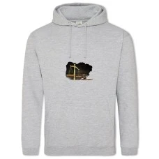 Hoodie with Print Day Lawyer Scales Of Themis Hammer Judges And The Constitution - 2XL grey