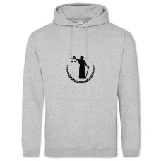 Hoodie with Print Day Lawyer Themis And Scales Laurel Wreath - 2XL grey