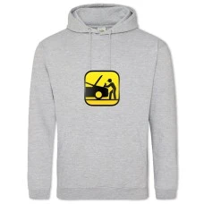 Hoodie with Print Day Mechanic Mechanic In Work - 2XL grey