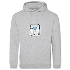 Hoodie with Print Day Medica Icon - 2XL grey
