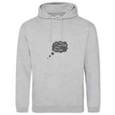 Hoodie with Print Day Of The Programmer Programming Languages ​​In Thoughts - 2XL grey