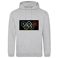 Hoodie with Print Game Guide Esports - 2XL grey