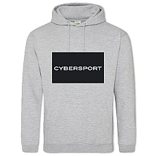 Hoodie with Print Cybersport - 2XL grey