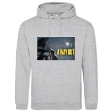 Hoodie with Print A Way Out Of The Game Episode 4 - 2XL grey