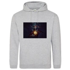Худи с принтом Артифакт Героиня Игры - 2XL серый