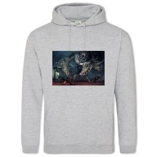Hoodie with Print The Old Hunters - 2XL grey