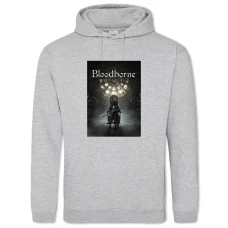 Hoodie with Print The Main Character - 2XL grey