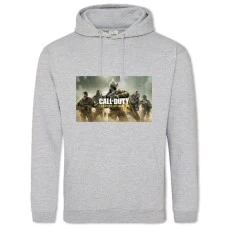 Худи с принтом Легенды Войны - 2XL серый
