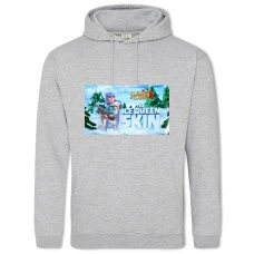 Hoodie with Print The Ice Queen Skin - 2XL grey