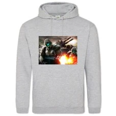 Hoodie with Print Tiberium Wars - 2XL grey
