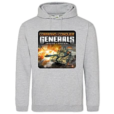 Худи с принтом Генералы Делюкс Издание - 2XL серый