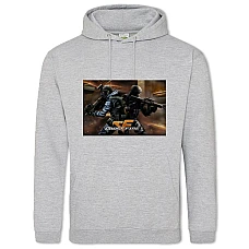 Hoodie with Print Two Swat - 2XL grey