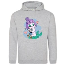 Hoodie with Print Cuphead And Cala Maria - 2XL grey