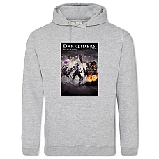 Hoodie with Print Darksiders 3 Blades & Whip - 2XL grey
