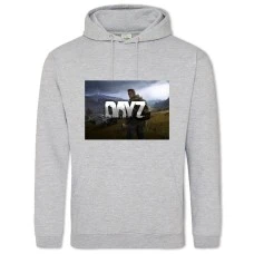Hoodie with Print Dayz With A Gun - 2XL grey