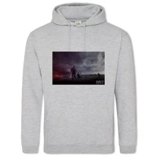 Hoodie with Print Dayz Go On The Attack - 2XL grey