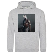 Hoodie with Print Dead By Daylight Huntress 2 - 2XL grey