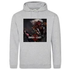 Hoodie with Print Dead By Daylight Cursed I Legacy - 2XL grey