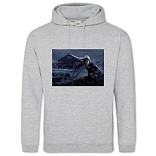 Hoodie with Print Dead By Daylight Hero In A Mask - 2XL grey