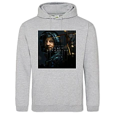 Hoodie with Print Death Stranding Hero In The Night - 2XL grey