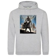 Hoodie with Print Destiny - 2XL grey