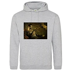 Hoodie with Print Deus Ex Vacation - 2XL grey