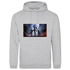 Hoodie with Print Devil May Cry Three Playable Characters - 2XL grey