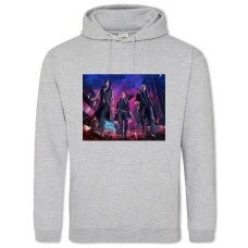 Hoodie with Print Devil May Cry Three Heroes - 2XL grey