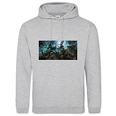Hoodie with Print Diablo Seven Playable Characters - 2XL grey