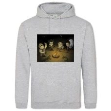 Hoodie with Print Dont Starve Campfire - 2XL grey