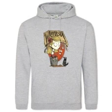 Hoodie with Print Wendy - 2XL grey