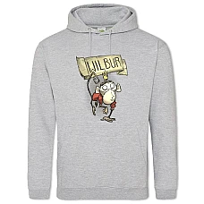 Hoodie with Print Wilbur - 2XL grey
