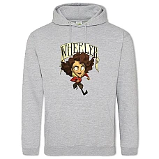 Hoodie with Print Wheeler - 2XL grey