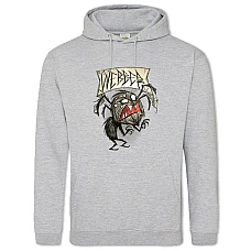Hoodie with Print Webber - 2XL grey