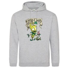 Hoodie with Print Wormwood - 2XL grey