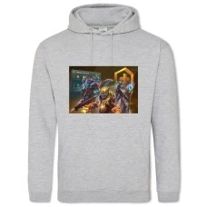 Hoodie with Print Dota Plus - 2XL grey