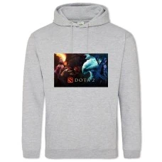 Hoodie with Print Dota 2 Four Elements - 2XL grey