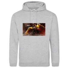Hoodie with Print Dota 2 Goblin - 2XL grey