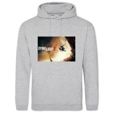 Худи с принтом Умирающий Свет 2 - 2XL серый