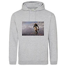 Худи с принтом Элекс Полёт - 2XL серый