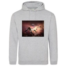 Худі з принтом Єве Онлайн Натиск - 2XL сірий