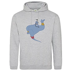 Hoodie with Print Aladdin Kindly Jinn - 2XL grey